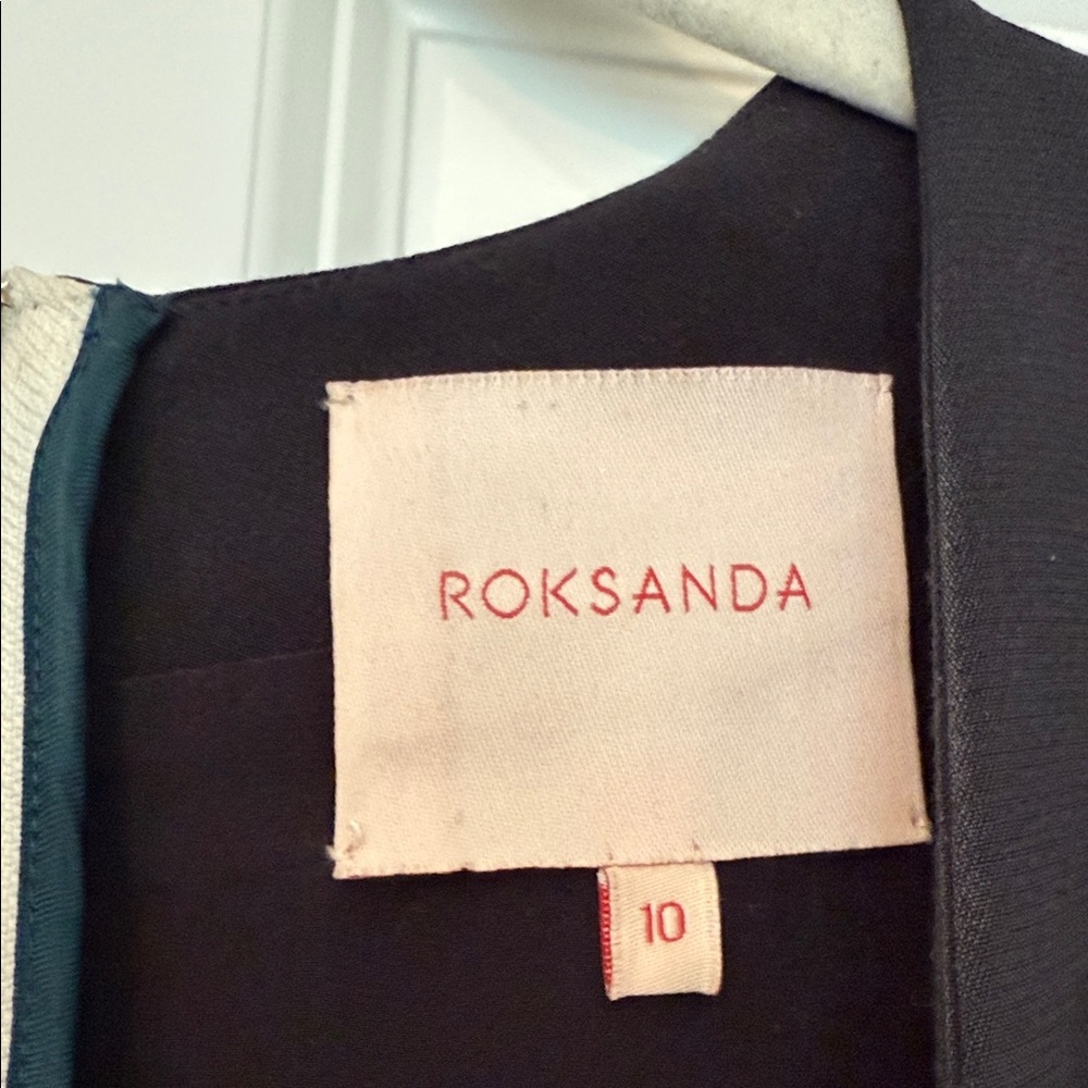 Roksanda designer Black Peplum Top - Picture 2 of 7